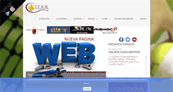 Desktop Screenshot of fedpadelmurcia.com